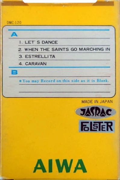 Compact Cassette Aiwa "DMC-120" Demonstration Tape 1976 Japan