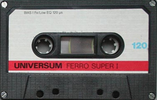 Compact Cassette Universum Super 120 Type I Normal 1983 Europe