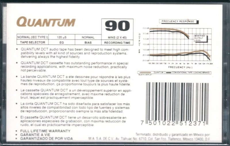 Compact Cassette:  Quantum - DCT 90