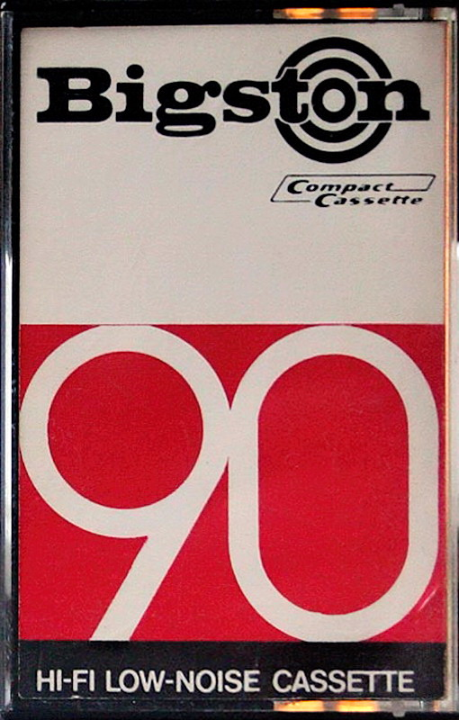 Compact Cassette Bigston 90 Type I Normal Hong Kong