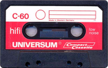 Compact Cassette Universum 60 Type I Normal 1975 Europe