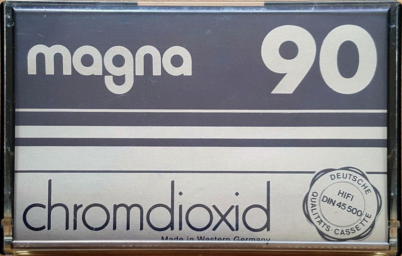 Compact Cassette Magna 90 Type II Chrome 1980 Europe