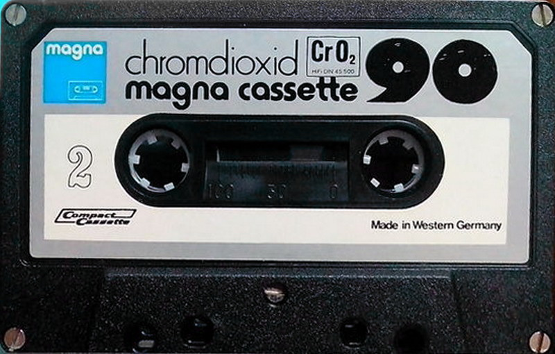 Compact Cassette Magna 90 Type II Chrome 1980 Europe