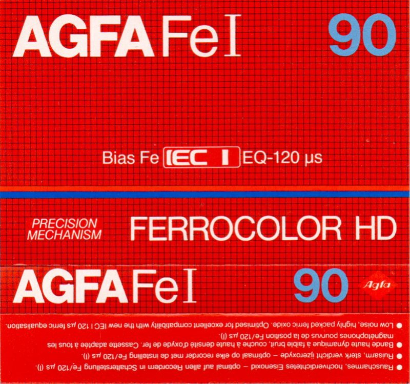 Compact Cassette: AGFA  - Ferrocolor HD 90