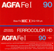 Compact Cassette AGFA Ferrocolor HD 90 Type I Normal 1982 Europe