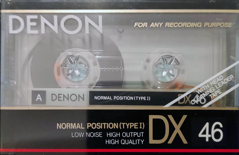 Compact Cassette Denon DX 46 Type I Normal 1990 Europe