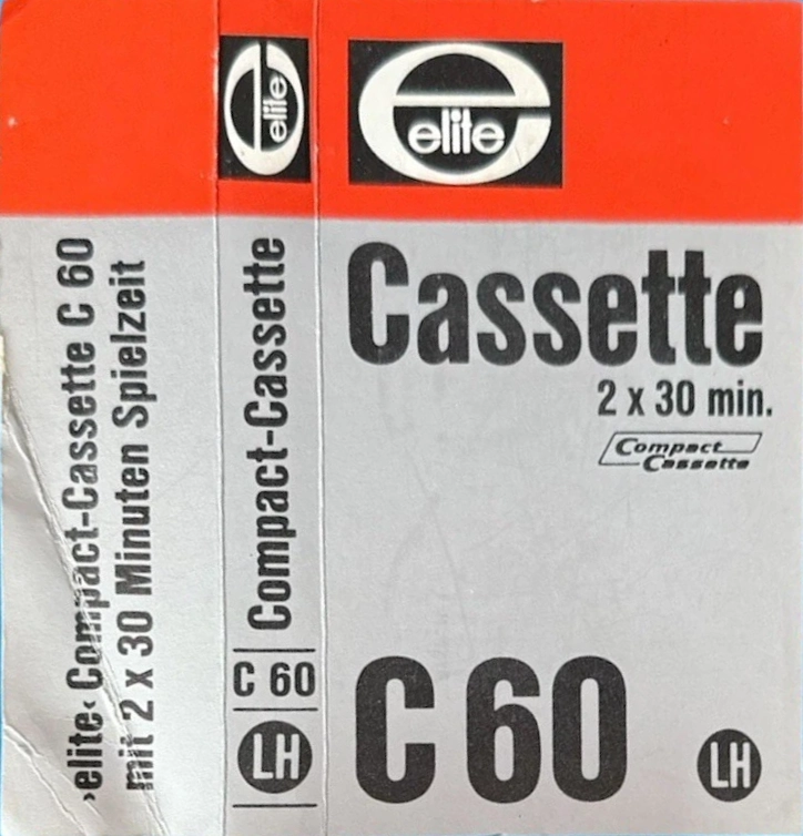 Compact Cassette Elite LH 60 Type I Normal 1974 Germany