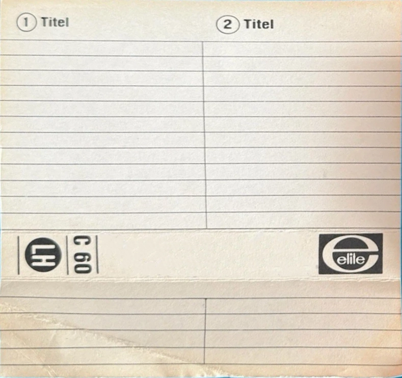 Compact Cassette Elite LH 60 Type I Normal 1974 Germany