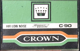Compact Cassette Crown / Crown Radio Corporation 90 Type I Normal Hong Kong