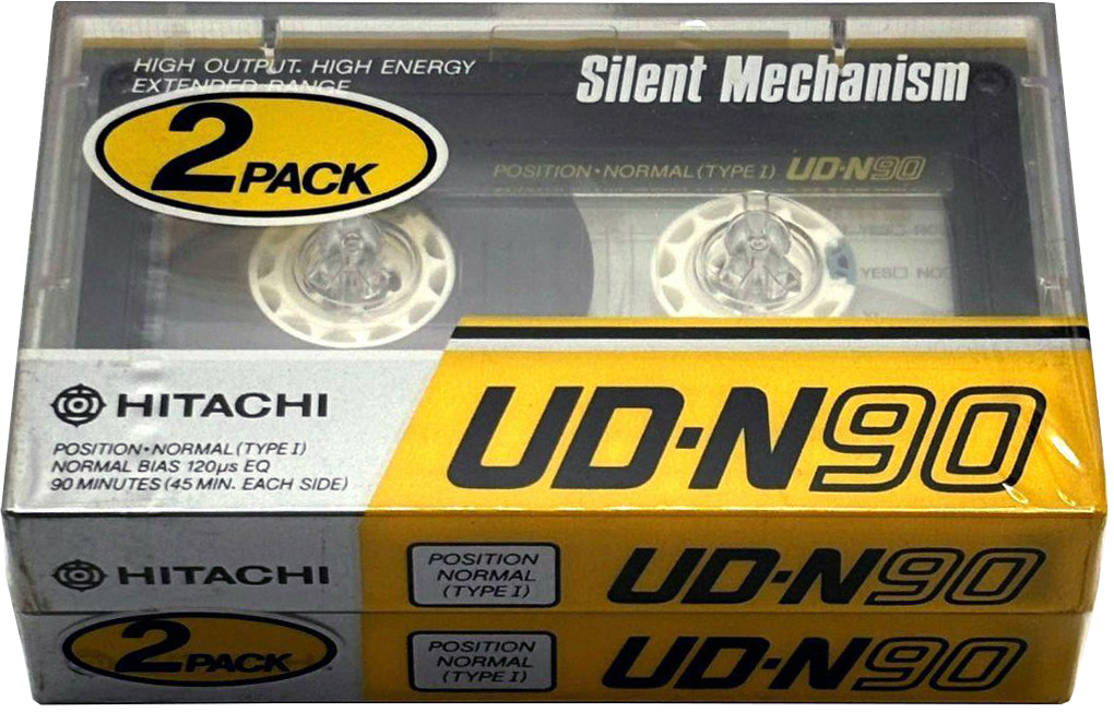 2 pack Hitachi UD 90 "UD-N" Type I Normal 1987 Japan