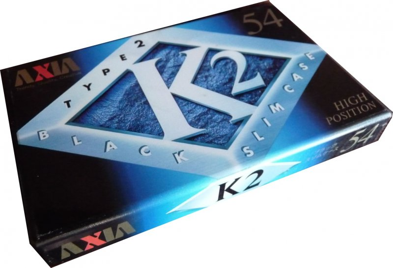 Compact Cassette AXIA K2 54 "K2C 54" Type II Chrome 1997 Japan