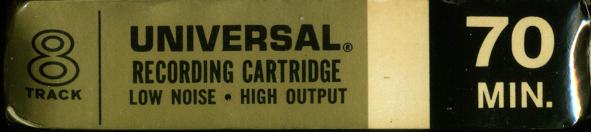 TRACK-8 Universal 70 Type I Normal 1973 USA