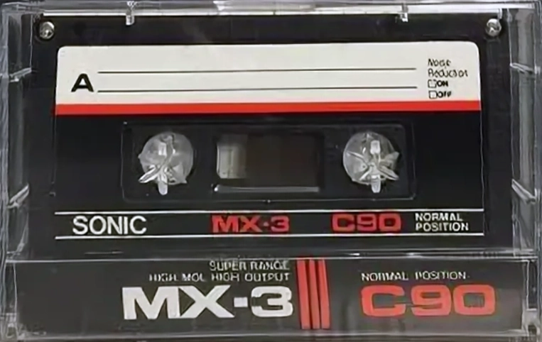Compact Cassette Sonic 90 "MX-3" Type I Normal 1988 Europe
