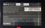 Compact Cassette Sonic 90 "MX-3" Type I Normal 1988 Europe