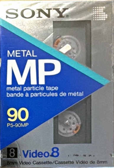 Video8, Hi8, Digital8 Sony MP 90 "P5-90MP" Type IV Metal 1987 Europe