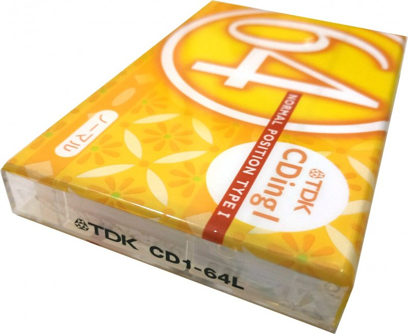 Compact Cassette TDK CDing 1 64 "CD1-64L" Type I Normal 2000 Japan