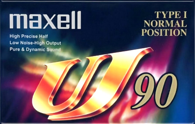 Compact Cassette Maxell UJ 90 "UJ-90" Type I Normal 2000 Japan