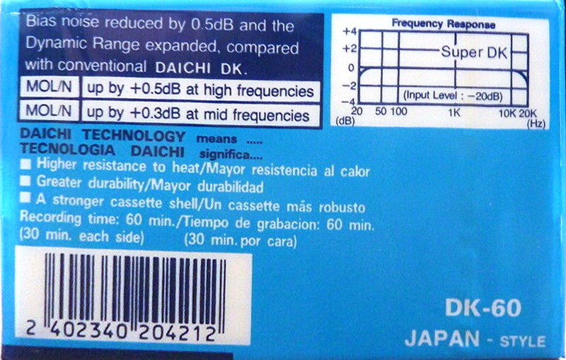 Compact Cassette:  Daichi -  60