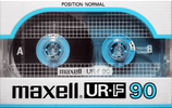 Compact Cassette Maxell UR-F 90 Type I Normal 1985 Japan