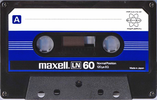 Compact Cassette Maxell LN 60 Type I Normal 1980 Near East