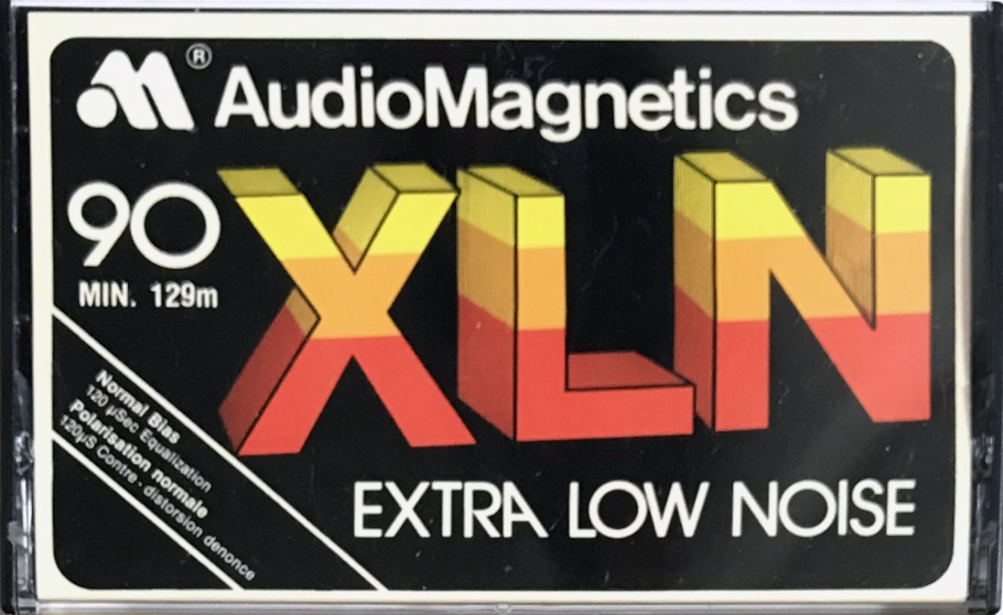 Compact Cassette Audio Magnetics XLN 90 Type I Normal 1979 Canada