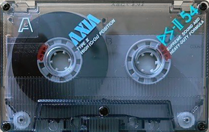Compact Cassette AXIA PS-II / PS-2 54 Type II Chrome 1985 Japan