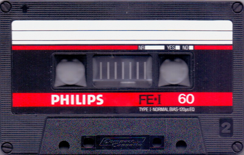 Compact Cassette Philips FE-I 60 Type I Normal 1984 Europe