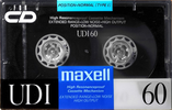 Compact Cassette Maxell UDI / UD1 60 Type I Normal 1989 Japan