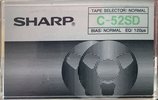 Compact Cassette Sharp SD 52 Type I Normal 1985 Japan