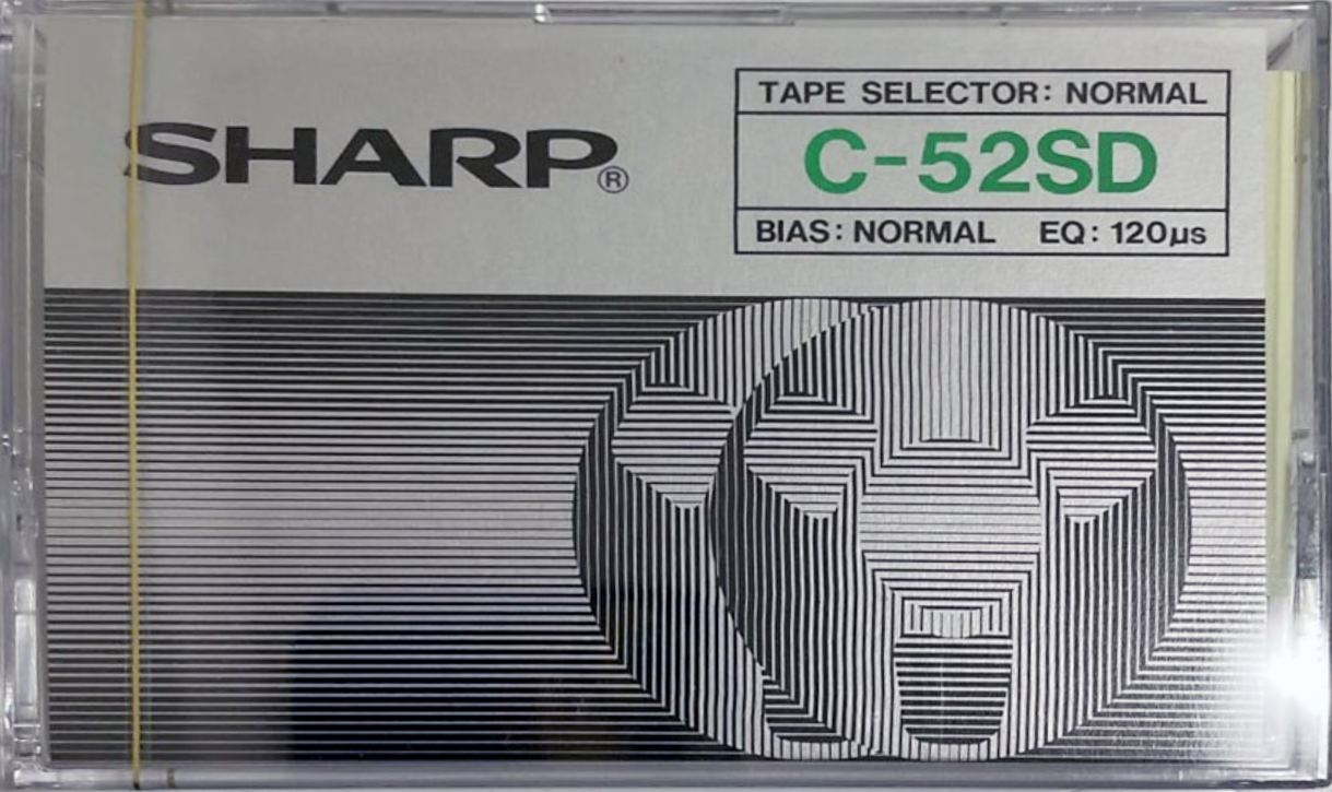Compact Cassette Sharp SD 52 Type I Normal 1985 Japan