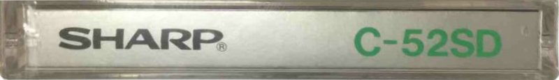 Compact Cassette Sharp SD 52 Type I Normal 1985 Japan