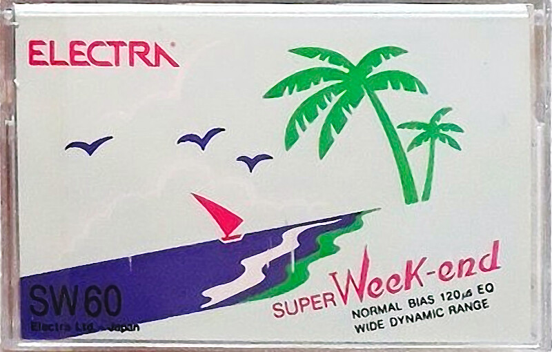 Compact Cassette Electra 60 "SW60 Super Week-end" Type I Normal 1986 South Korea