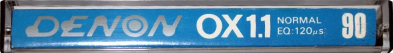 Compact Cassette Denon OX1.1 90 Type I Normal 1978 Worldwide