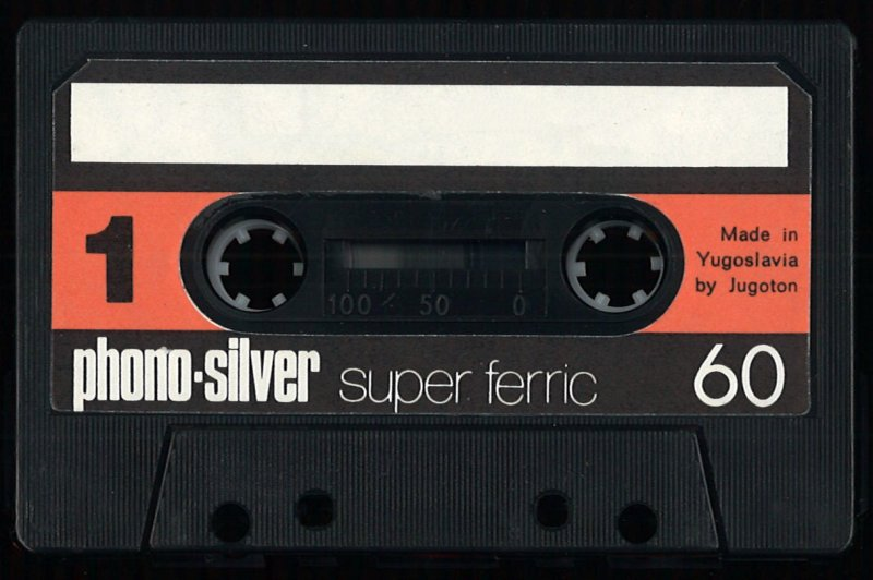 Compact Cassette: Unknown Phono-Silver -  60