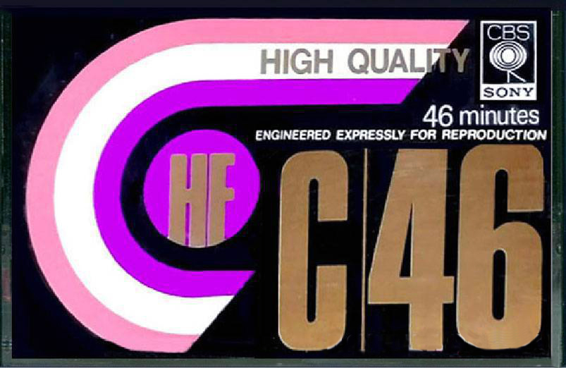 Compact Cassette CBS / Sony HF 46 Type I Normal 1973 Japan