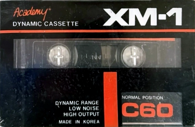Compact Cassette Academy XM-1 60 Type I Normal 1988 Europe