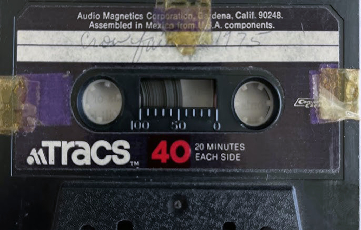 Compact Cassette Tracs 40 Type I Normal 1972 USA