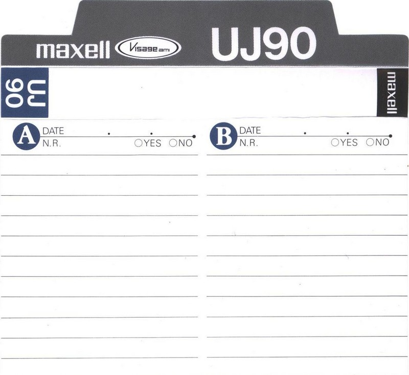 Compact Cassette: Maxell / Hitachi Maxell - UJ 90