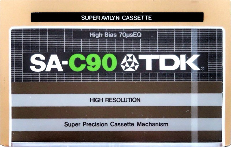 Compact Cassette TDK SA 90 Type II Chrome 1979 USA