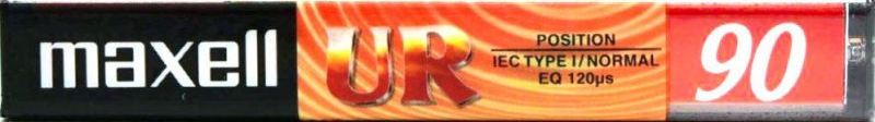 Compact Cassette Maxell UR 90 "UR-90(L) MEL" Type I Normal 2000 Europe
