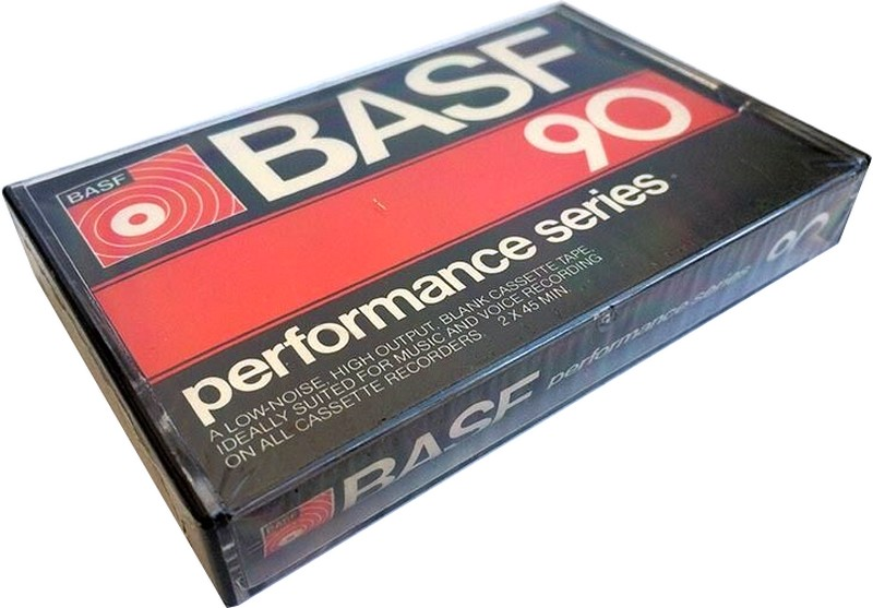 Compact Cassette BASF performance series 90 Type I Normal 1978 USA