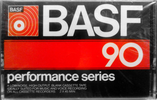 Compact Cassette BASF performance series 90 Type I Normal 1978 USA