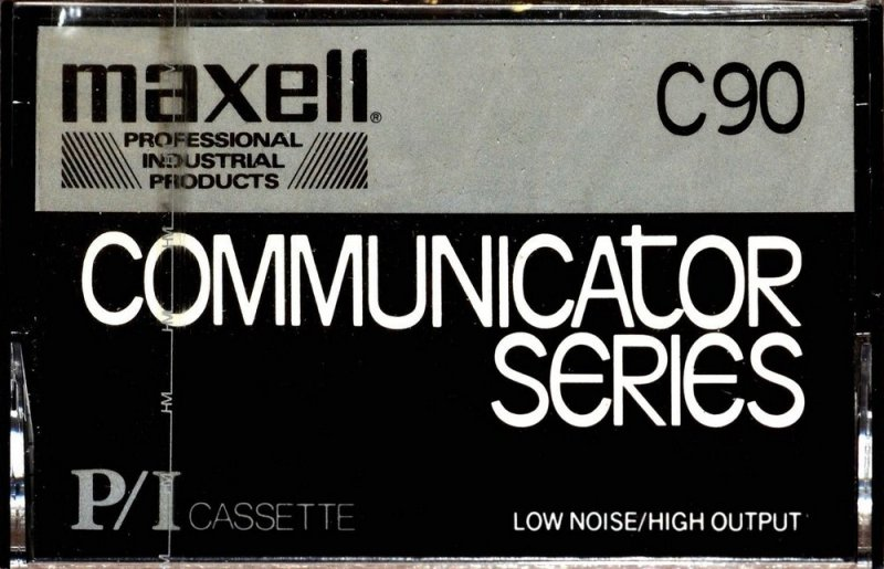 Compact Cassette Maxell Professional Industrial P/I 90 Type I Normal USA