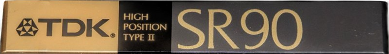 Compact Cassette TDK SR 90 "SR-90K" Type II Chrome 1989 Japan