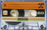 Compact Cassette Crown / Crown Radio Corporation 60 Type I Normal 1980 Europe