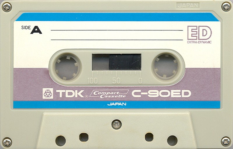 Compact Cassette TDK ED 90 "C-90ED" Type I Normal 1972 Europe