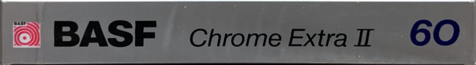 Compact Cassette BASF Chrome Extra II 60 Type II Chrome 1989 USA
