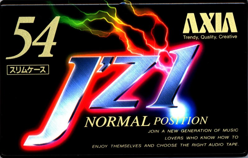 Compact Cassette AXIA J`z 1 54 Type I Normal 1994 Japan