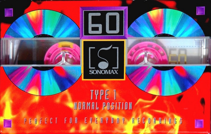 Compact Cassette Sonomax 60 Type I Normal 1997 USA