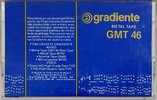 Compact Cassette Gradiente 46 "GMT" Type IV Metal Latin America